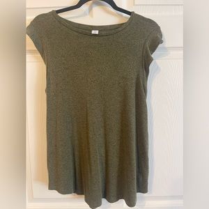 Olive Green, soft Old Navy tee